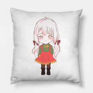 little christmas girl Pillow