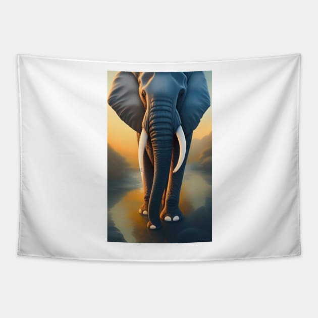 Giant Elephant Tapestry by ShopSunday