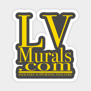 Lv murals (back only) gold Magnet