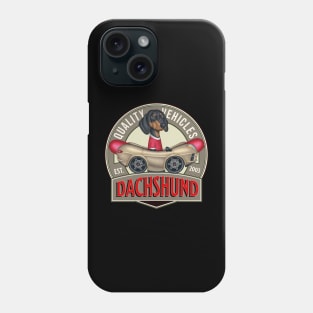 Dachshund Quality Vehicles Phone Case