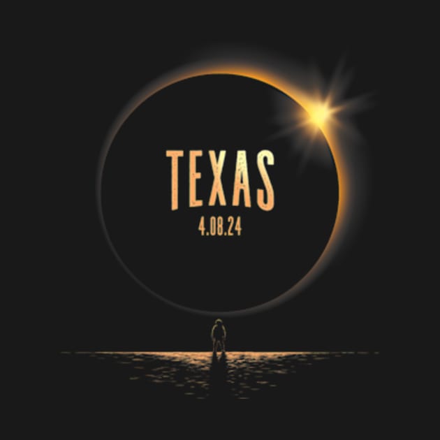 North America Total Solar Eclipse 2024 Texas Usa by Diana-Arts-C