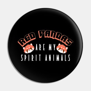 Red Panda Joke Himalayan Ailurus Fulgens Pin