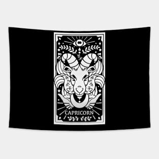 Capricorn - Tarot Style Tapestry