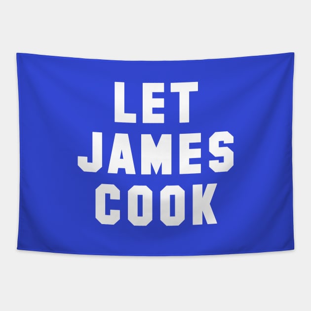 Let James Cook Tapestry by Carl Cordes