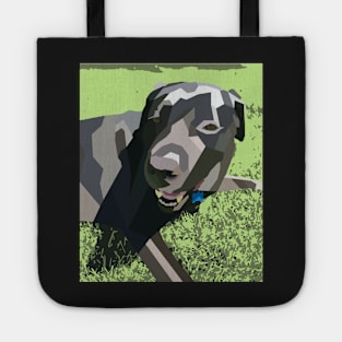 Black Lab Geo Dog Tote