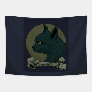 cats and bones Tapestry