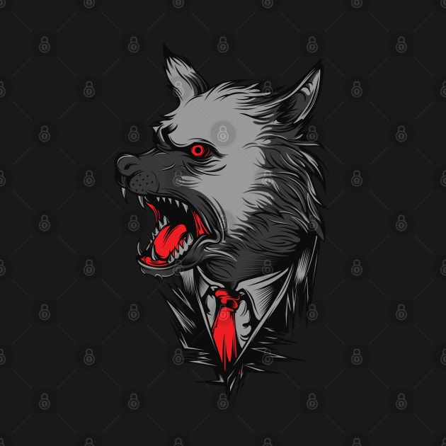 Angry Wolf by bakmed