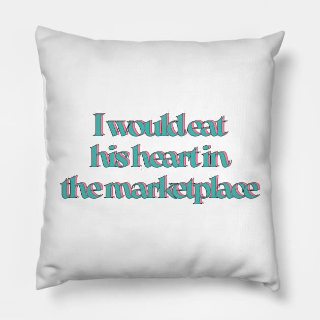 Much Ado About Nothing - Marketplace Pillow by baranskini