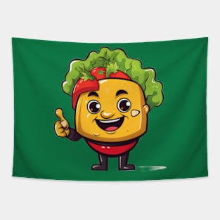 kawaii Taco T-Shirt cute potatofood funny Tapestry