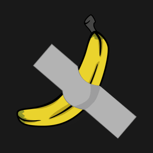 Banana Duct Taped On Wall T-Shirt