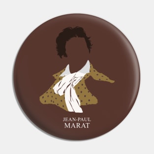 Jean-Paul Marat - Minimalist Portrait Pin