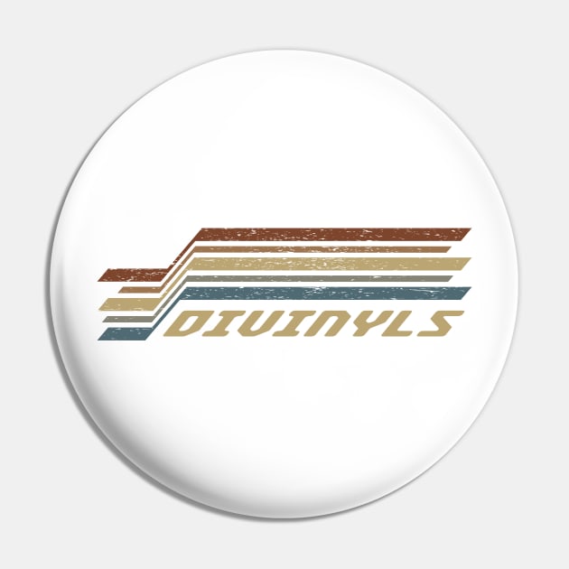 Divinyls Stripes Pin by orovein