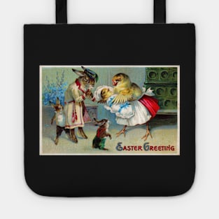 Victorian Easter Greeting Tote