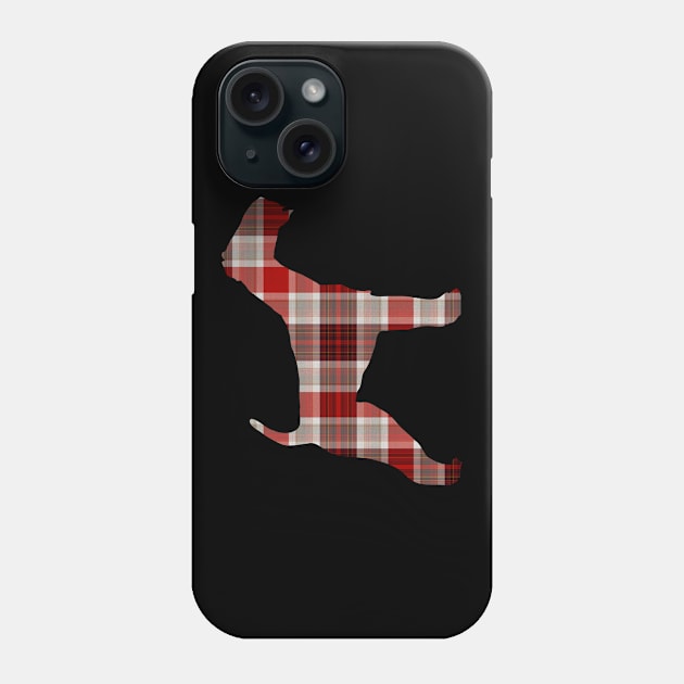 Tartan Terrier Phone Case by Amanda Jane