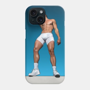 In white shorts Phone Case