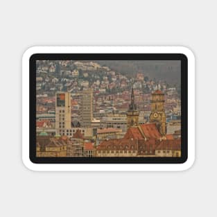 Four Towers, Stuttgart, Germany Magnet