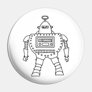 BOTTIE Super cute retro robot Pin