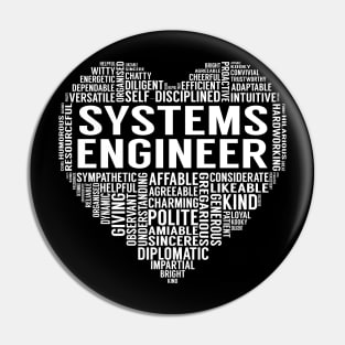 Systems Engineer Heart Pin