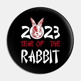 Chinese New Year 2023 T-Shirt Year Of The Rabbit Pin