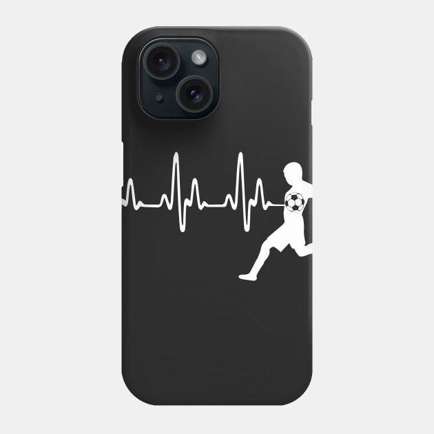 Soccer Heartbeat Phone Case by jMvillszz