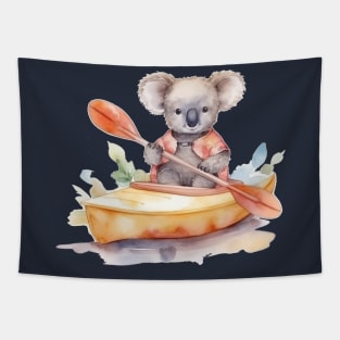 kayaking koala Tapestry