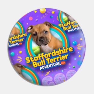 Staffordshire Bull Terrier Puppy Pin