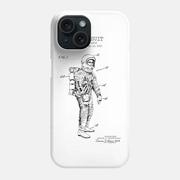 SPACE SUIT Phone Case by Dennson Creative