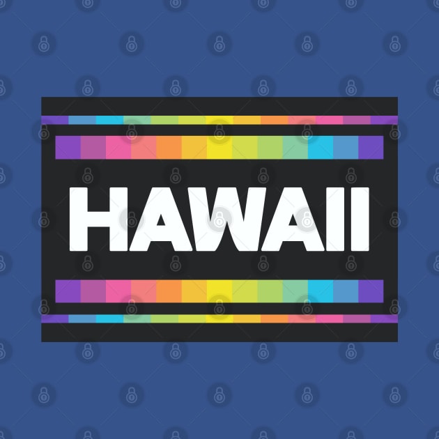 Hawaii Rainbow Graphic by Dale Preston Design