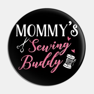 Sewing Mom and Baby Matching T-shirts Gift Pin