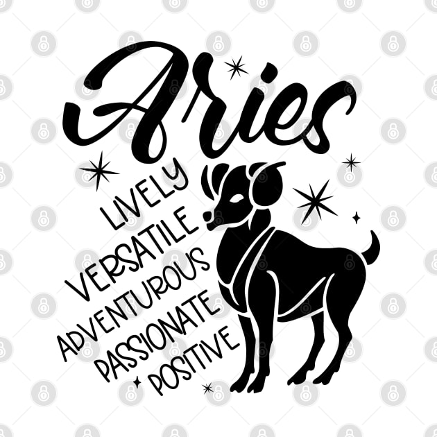 Aries Zodiac Sign Positive Personality Traits by The Cosmic Pharmacist