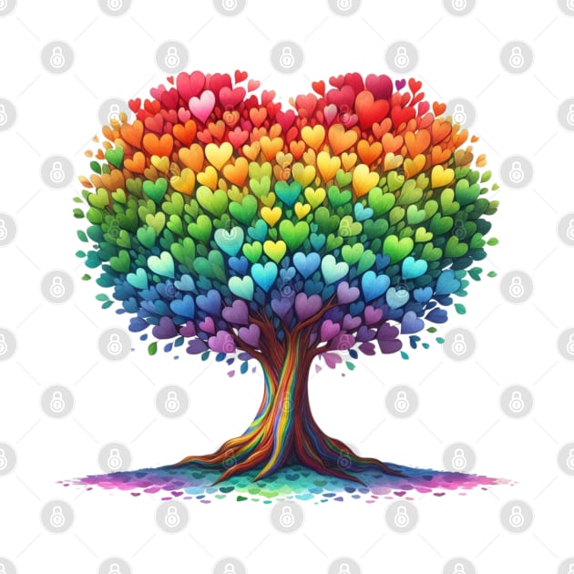 Tree Shaped Hearts by Chromatic Fusion Studio