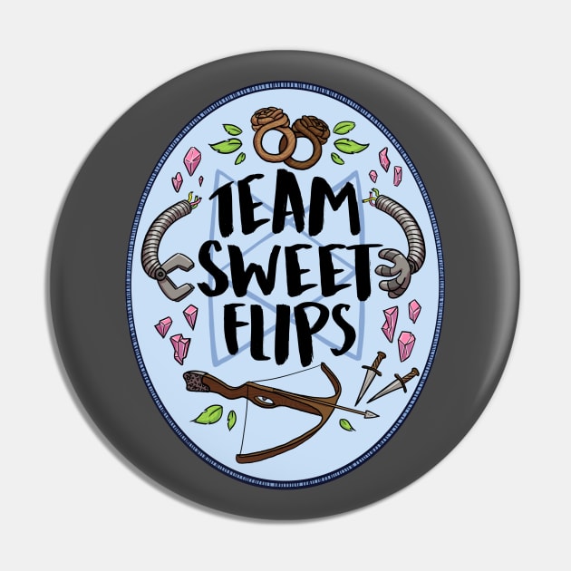 Team Sweet Flips Pin by Alexa Martin