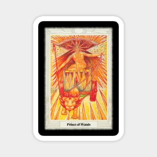 Troth Tarot - Prince Of Wands. Magnet