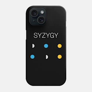 Syzygy Astronomy Sun Earth Moon Phone Case