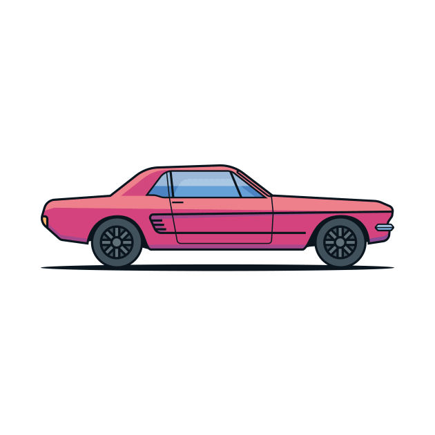 Vintage Ford Mustang by lanaxxart