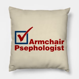 Armchair Psephologist Pillow