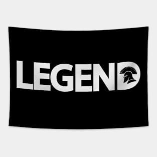 Legend motivational artwork Tapestry