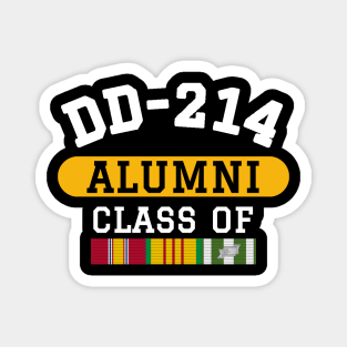 DD-214 Alumni Class of Vietnam Veteran Pride Magnet