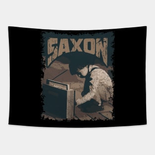 Saxon Vintage Radio Tapestry