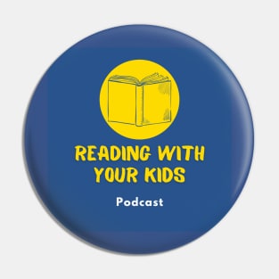 Reading With Your Kids Podcast Logo Pin