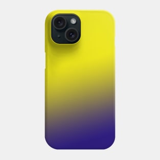 yellow blue texture Phone Case