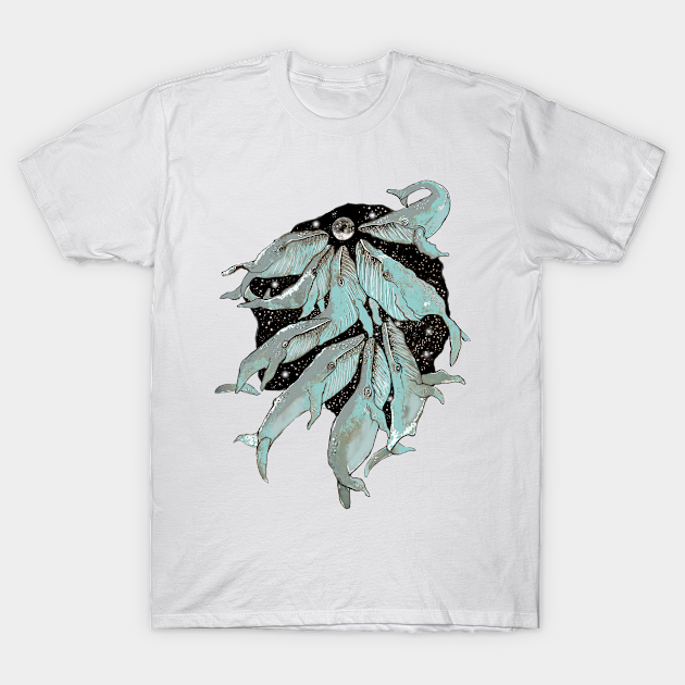 Whale navigation - Whale - T-Shirt