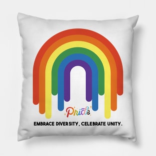 Pride: Embrace Diversity, Celebrate Unity Pillow