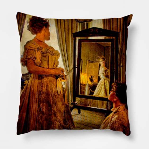 The Lady of the House Pillow by Chris Lord