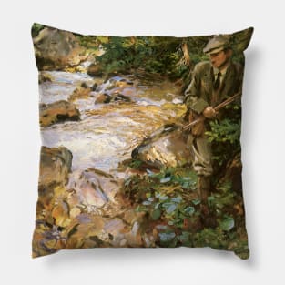 Trout Stream in the Tyrol by John Singer Sargent Pillow