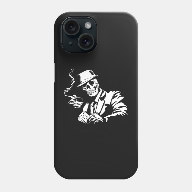 Skeleton gangster Phone Case by Mammoths