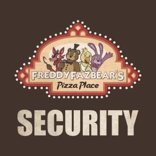 Five Nights at Freddy's - FNAF - Freddy Fazbear's Pizza Security T-Shirt