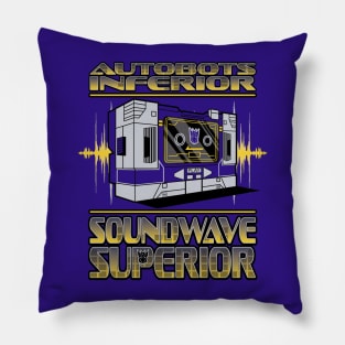 Soundwave Superior Tape Deck Pillow