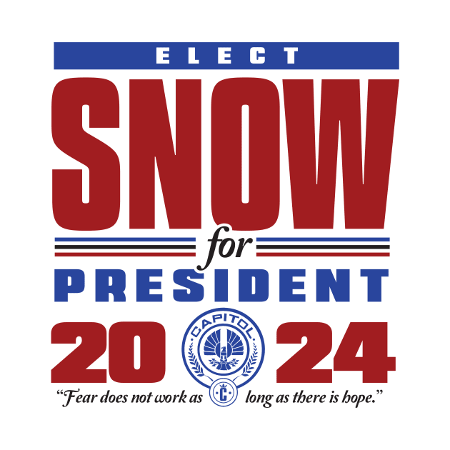 Snow for President 2024 by MindsparkCreative