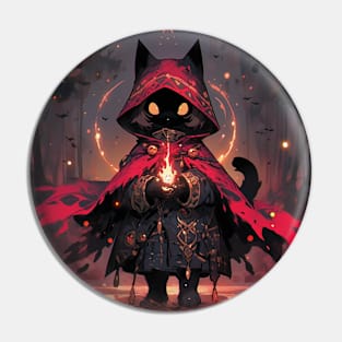 Witch Kitty Pin